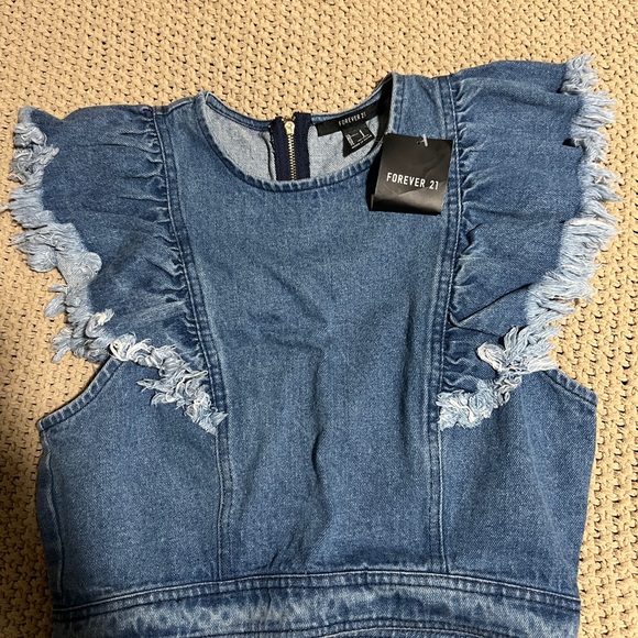 Jeans crop top never worn - Picture 2 of 2